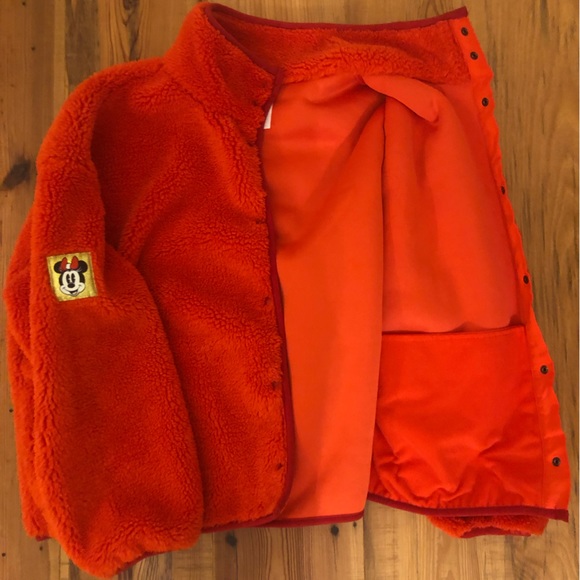 Red Fluffy Minnie Mouse Jacket from Disney World - Picture 4 of 8